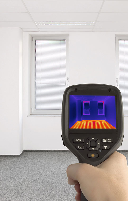Using Thermal Imaging to inspect a home